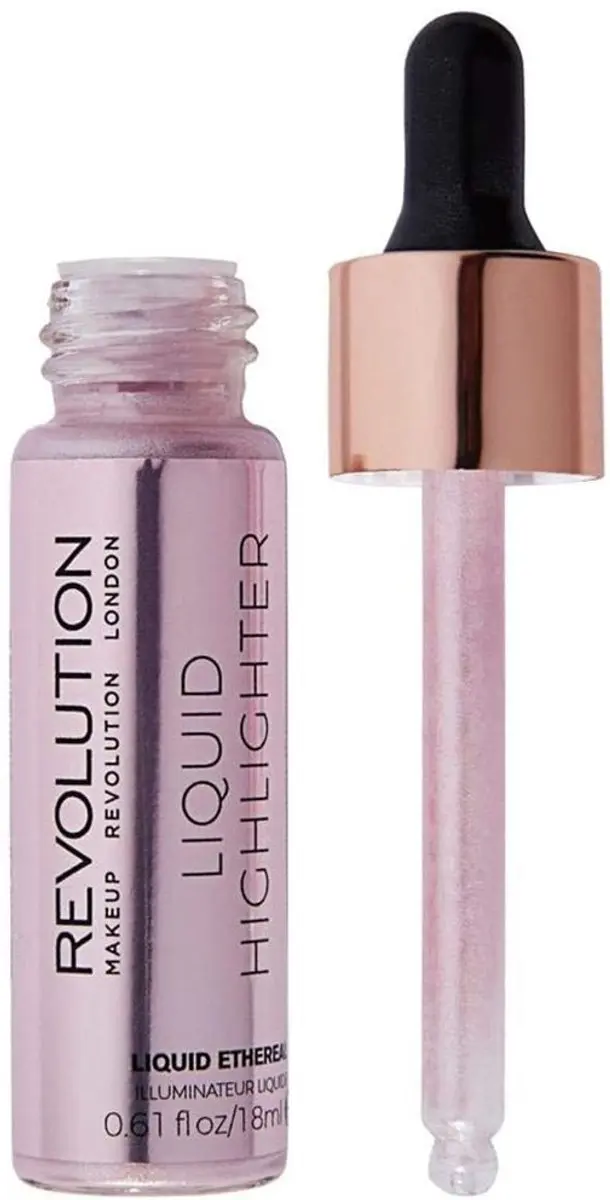 Makeup Revolution Vloeibare Highlighter Ethereal 18ml - afbeelding 2 van 3