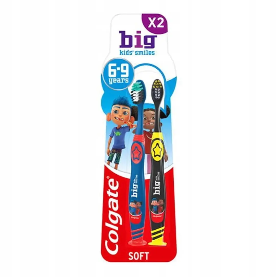 Colgate Kinder Tandenborstels, Zacht, 2 Stuks