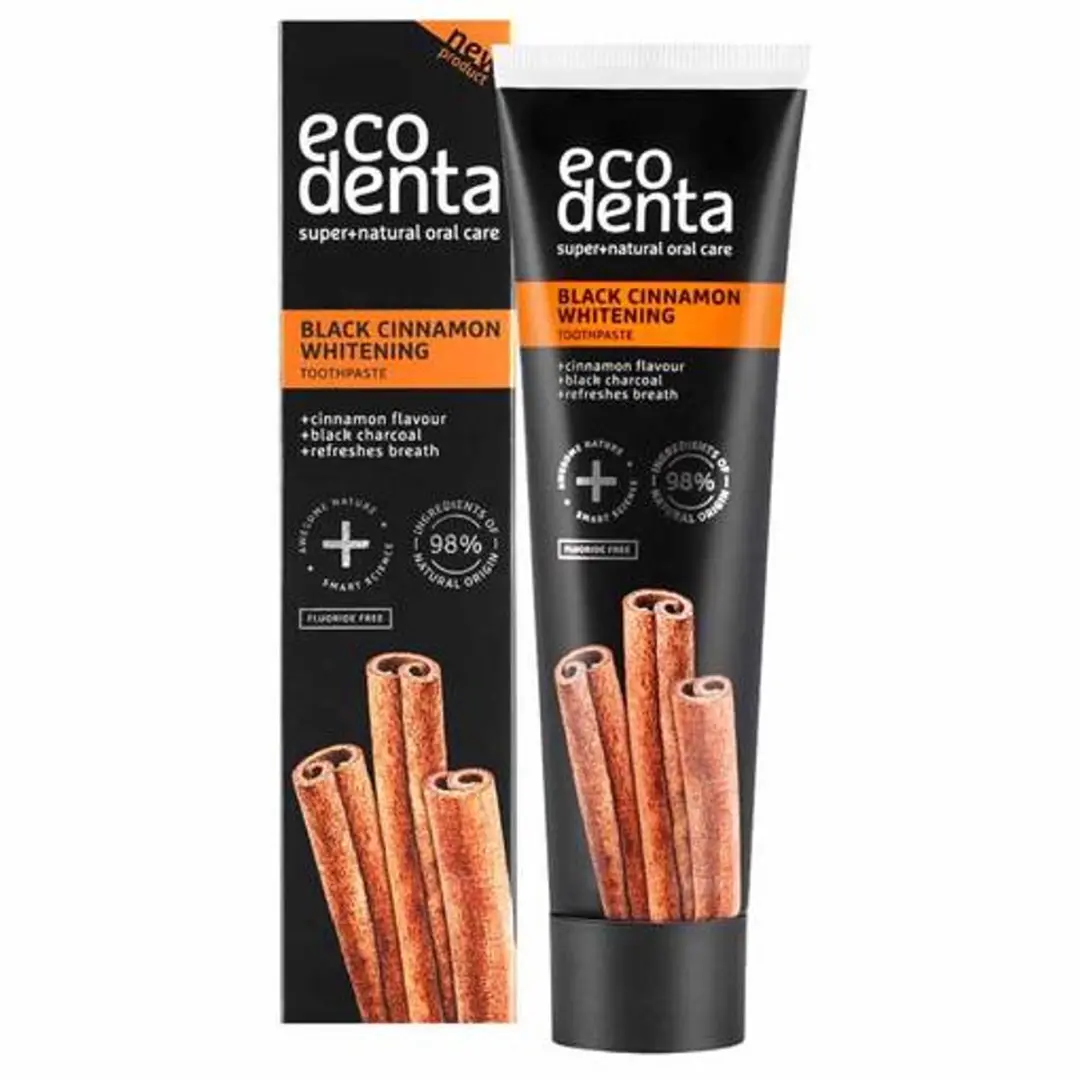 Ecodenta Black Cinnamon Whitening Tandpasta 100ml