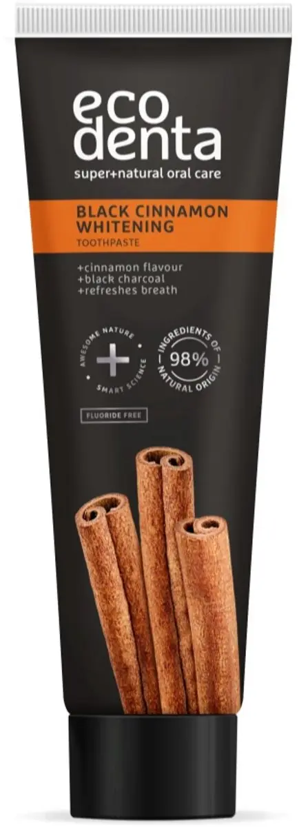 Ecodenta Black Cinnamon Whitening Tandpasta 100ml