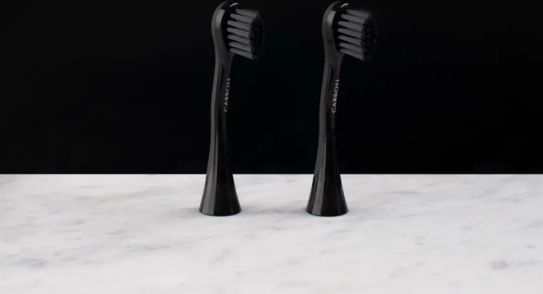 Curaprox Black is White Hydrasonic Opzetborstels - 2 Stuks - Carbon