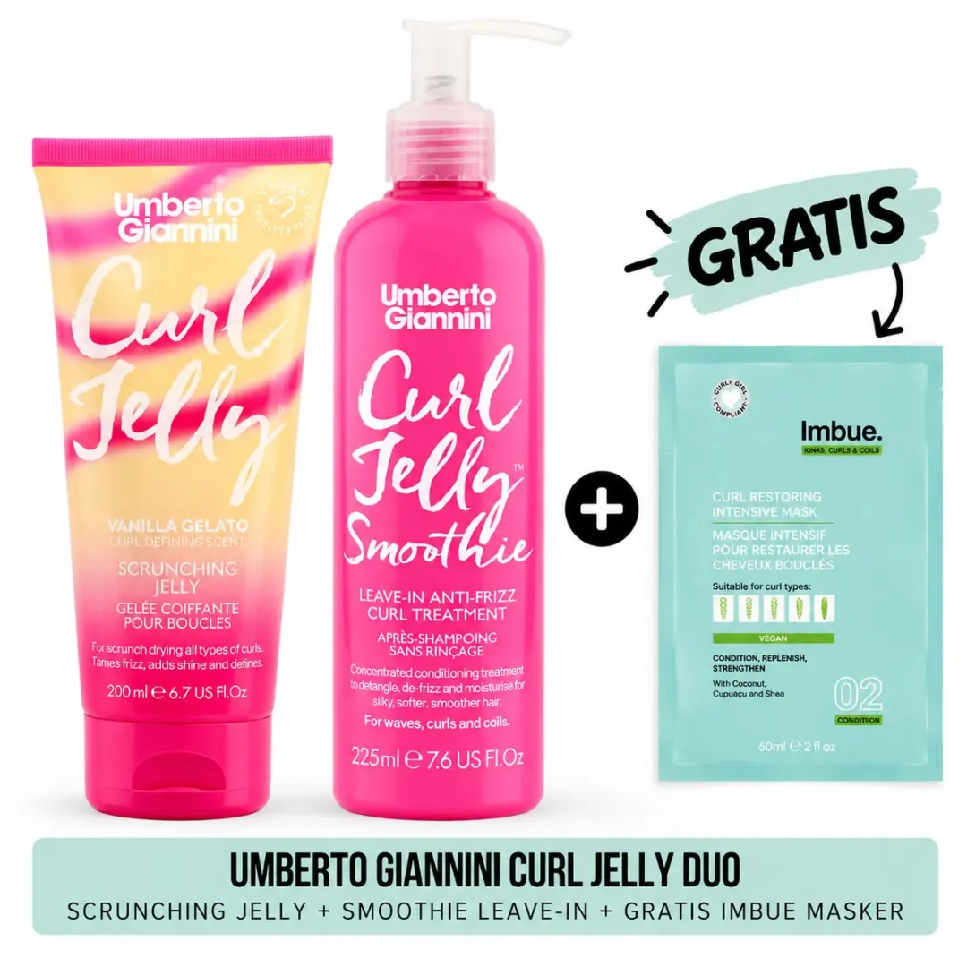 Umberto Giannini Curl Jelly Smoothie & Limited-Edition Vanilla Curl Jelly Duo +