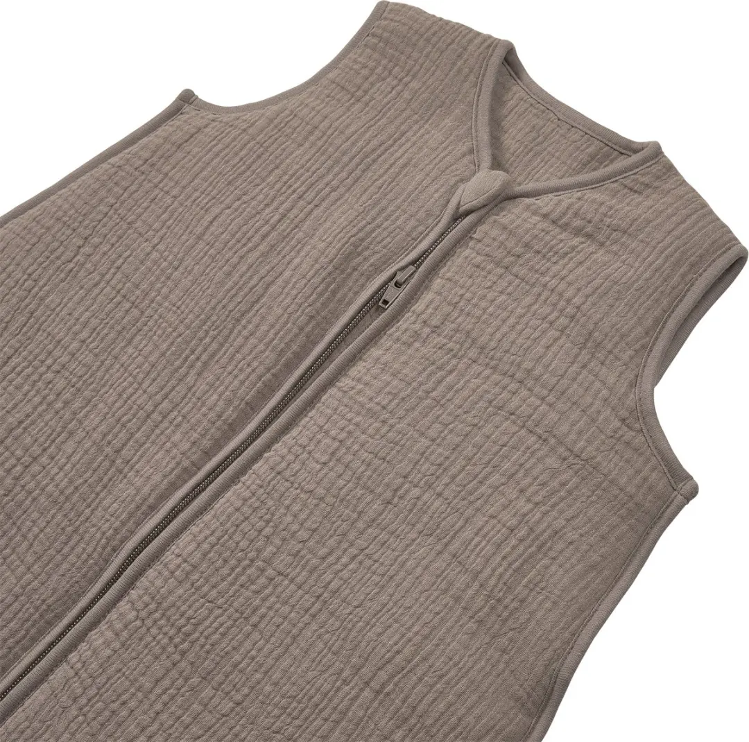 Meyco Baby Uni Baby Slaapzak 90cm Dark Taupe 2.0 TOG - afbeelding 6 van 6