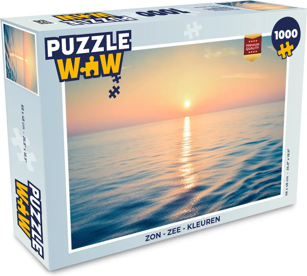PuzzleWow Legpuzzel 1000 Stuks - Multicolor