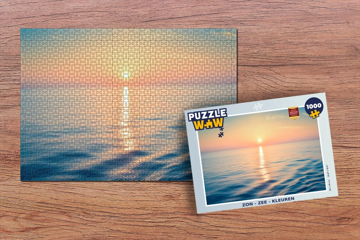 PuzzleWow Legpuzzel 1000 Stuks - Multicolor