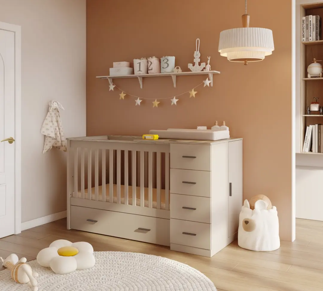 Born Lucky ® Combi Ledikant Memphis Clay