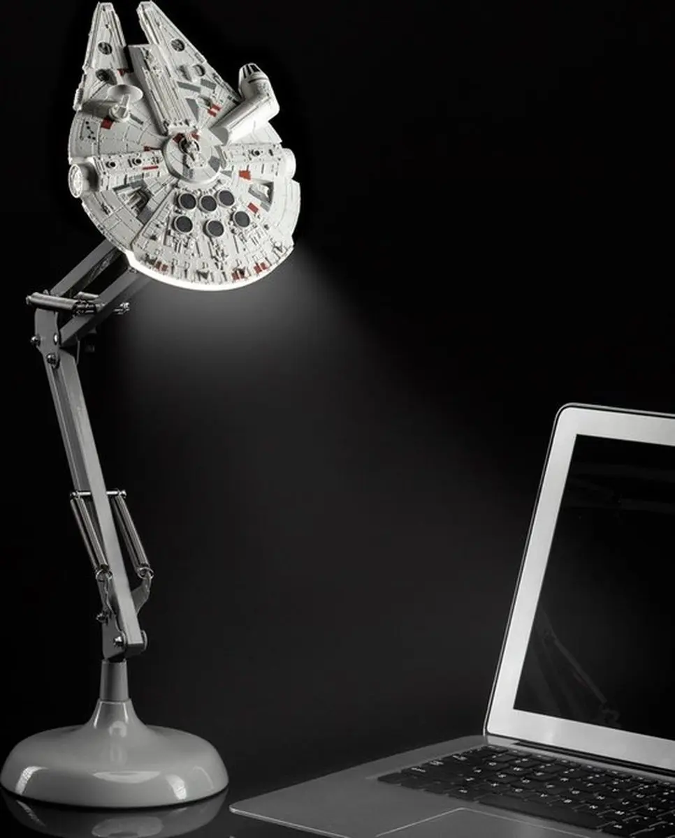 Paladone Star Wars Millennium Falcon Bureaulamp - USB - Grijs