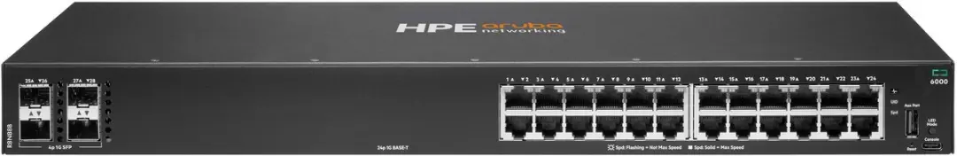 HPE Aruba CX 6000 R8N88B#ABB Managed Switch