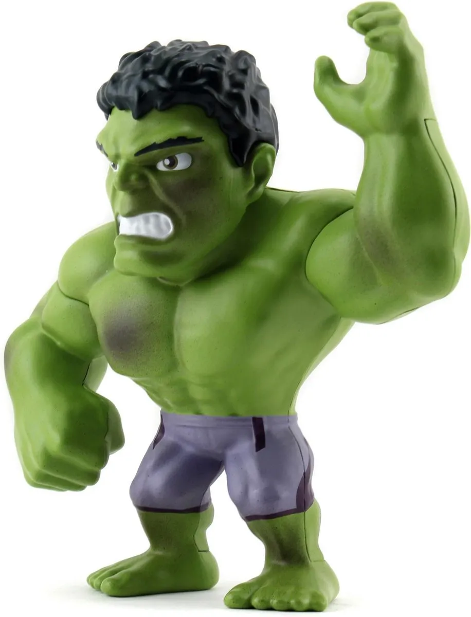 Marvel Hulk Die-cast Speelfiguur 15cm - MPN 253223004 - Groen/Paars