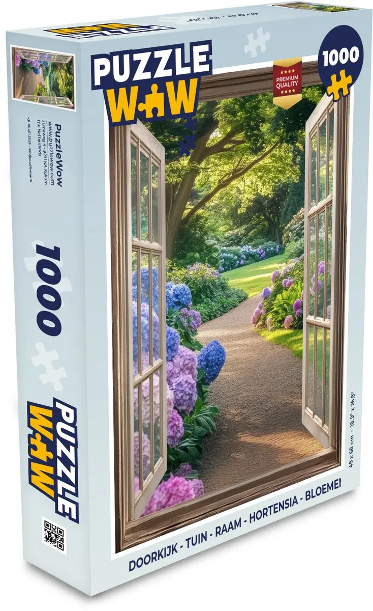 PuzzleWow Doorkijk Puzzel 1000 Stuks