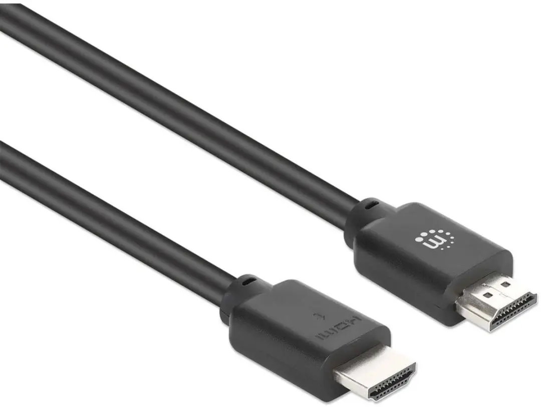 Manhattan HDMI Kabel 4K@60Hz 2m - Zwart - afbeelding 3 van 5