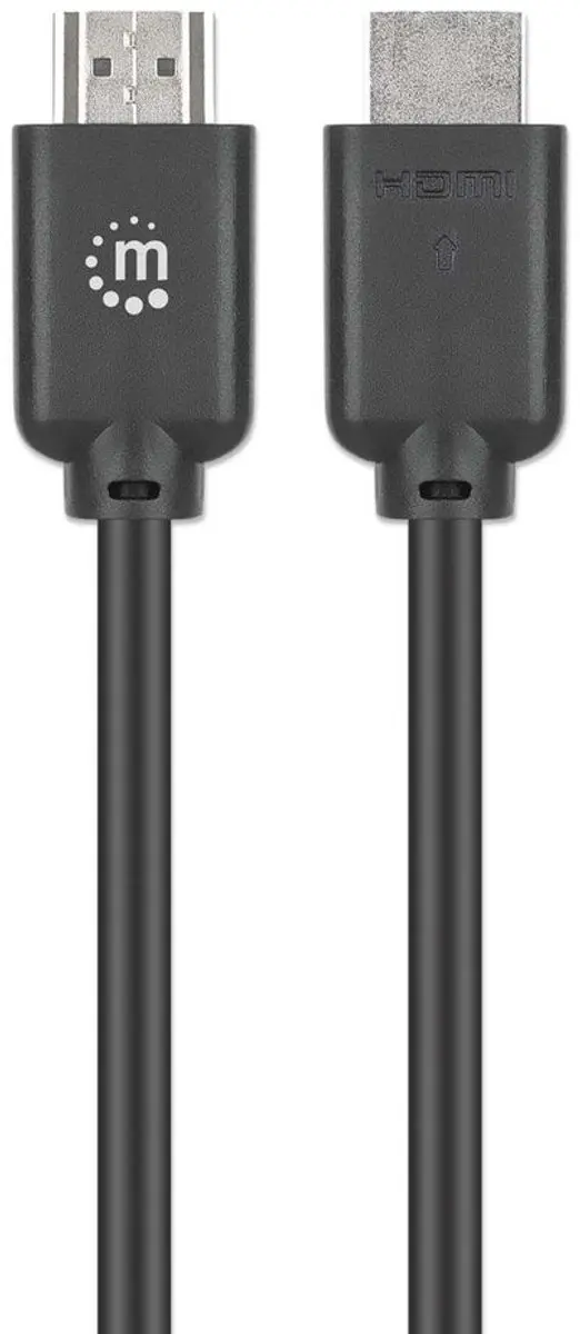 Manhattan HDMI Kabel 4K@60Hz 10m - Mannelijk/Mannelijk - Zwart - afbeelding 2 van 5