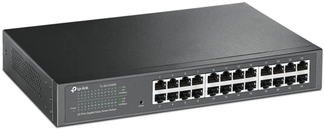 TP-Link TL-SG1024DE Managed Switch 24x Gigabit - Zwart - afbeelding 3 van 4