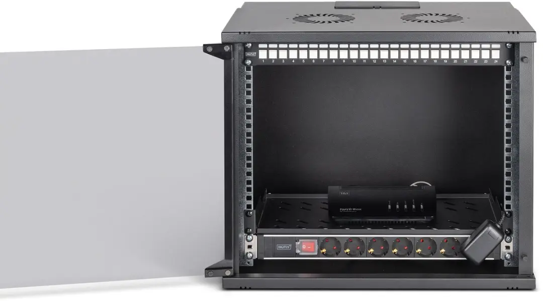 Digitus DN-49205-SET Wandrek 9U - Zwart