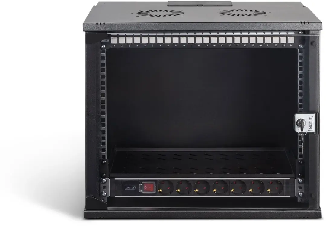 Digitus DN-49205-SET Wandrek 9U - Zwart