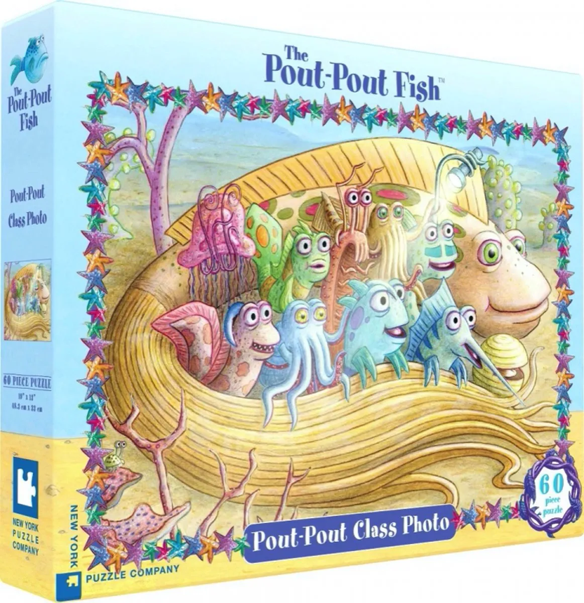 The New York Puzzle Company Pout Pout Class Photo Puzzel - 60 Stukjes - Multi