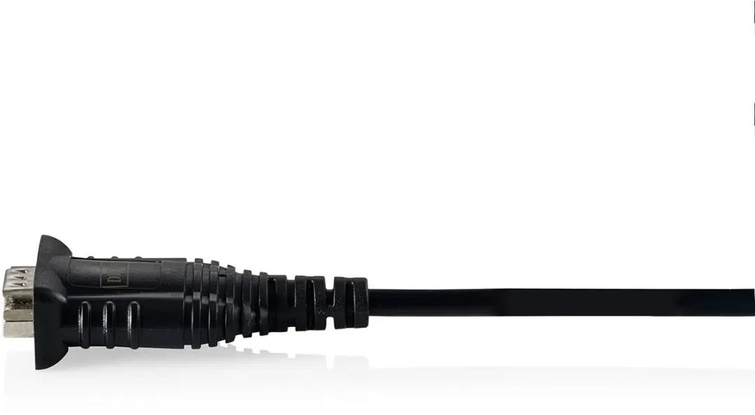 Digitus USB-A naar RS232 Adapterkabel 1,8m - Zwart - afbeelding 3 van 5