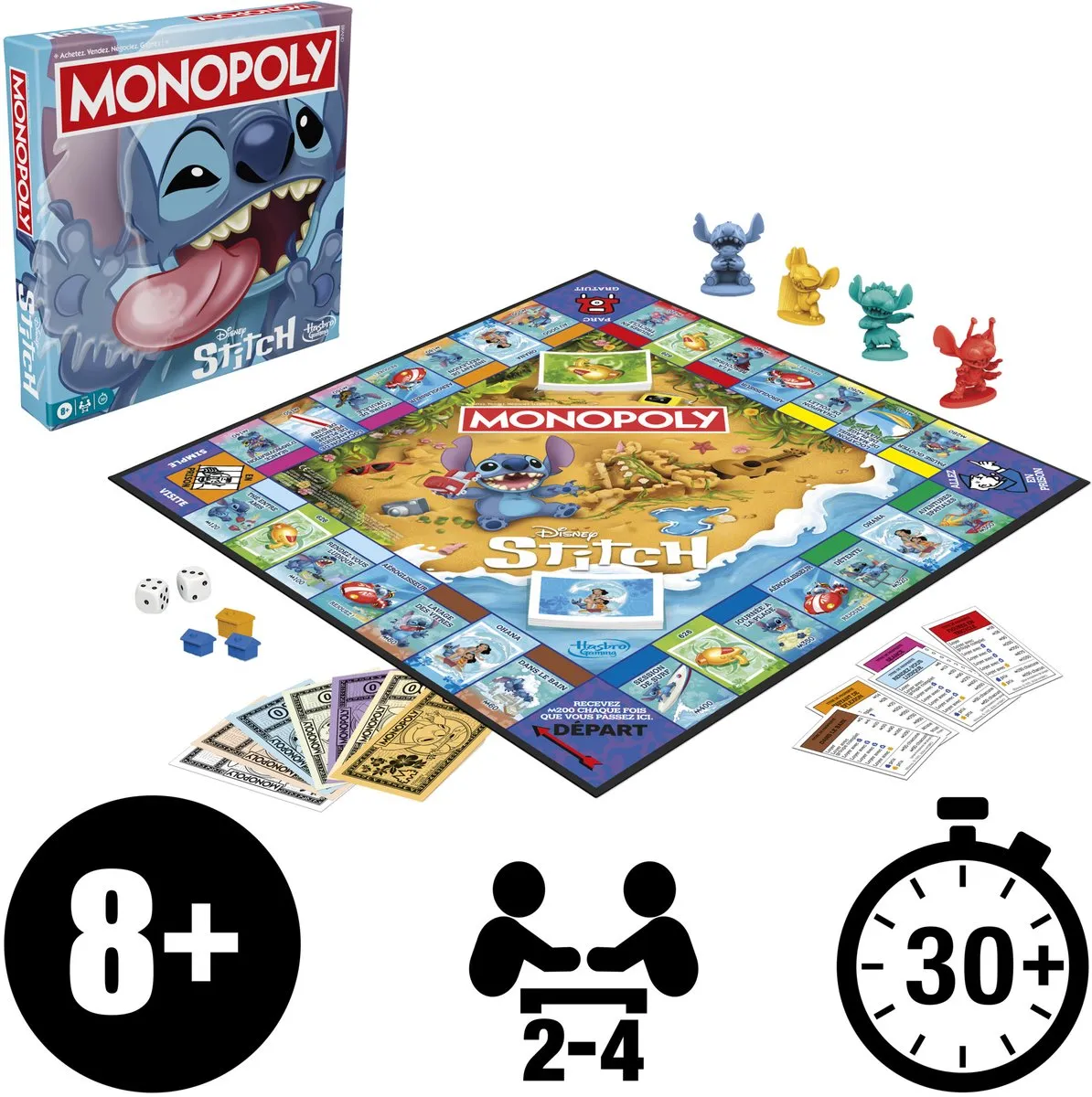 Monopoly Disney Stitch Bordspel - 2-4 Spelers - G0388