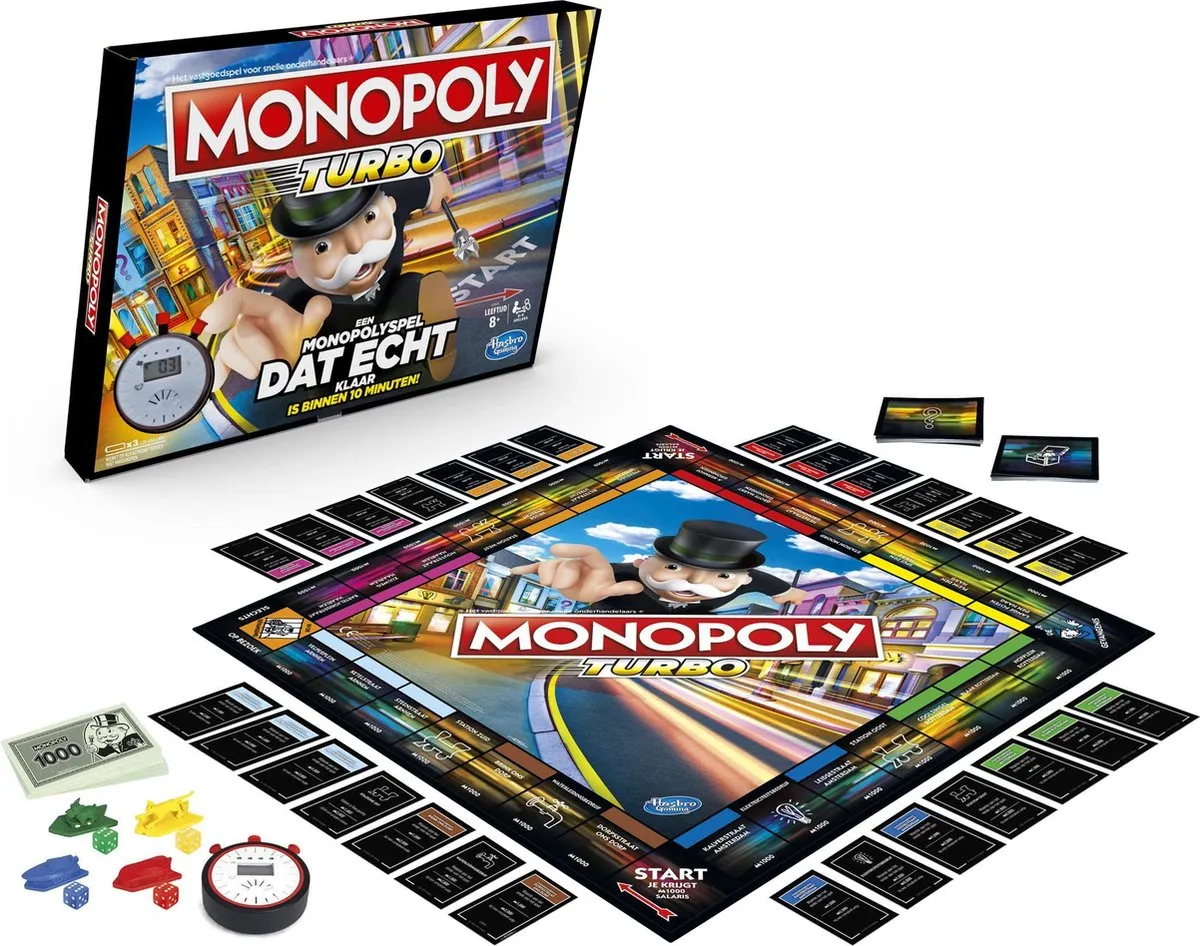 Monopoly Turbo NL - 2-4 Spelers