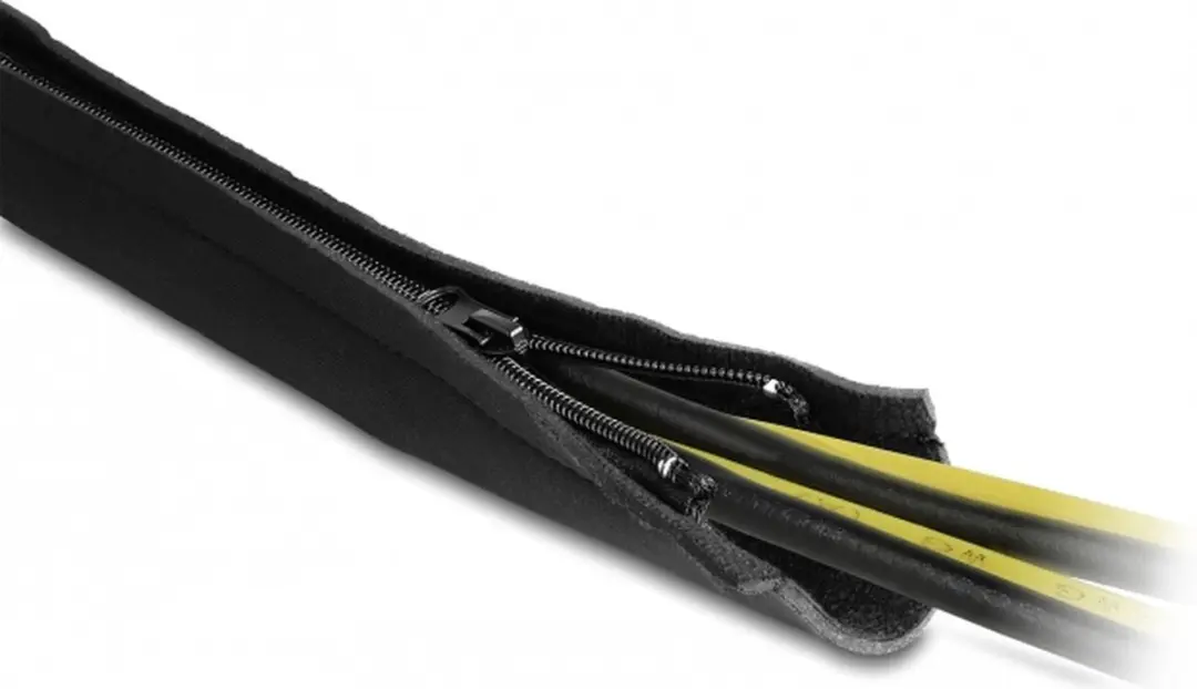 Delock Kabelhoes Neopreen 1,5m x 100mm - Zwart - afbeelding 2 van 4