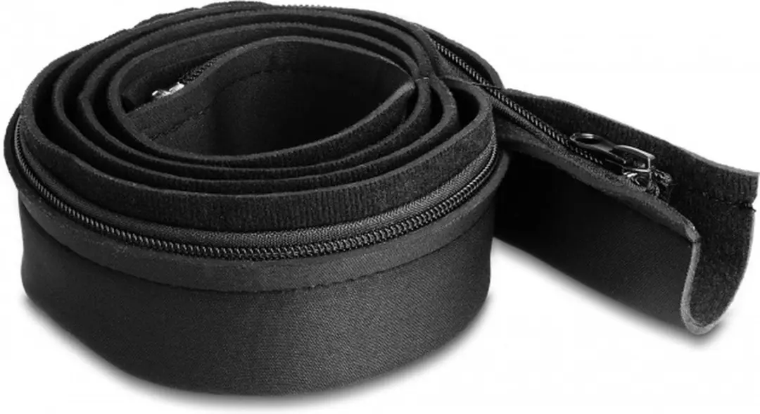 Delock Kabelhoes Neopreen 1,5m x 100mm - Zwart - afbeelding 3 van 4