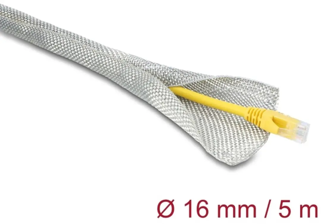 Delock 20993 Geflechtslang EMC afscherming 5m 16mm