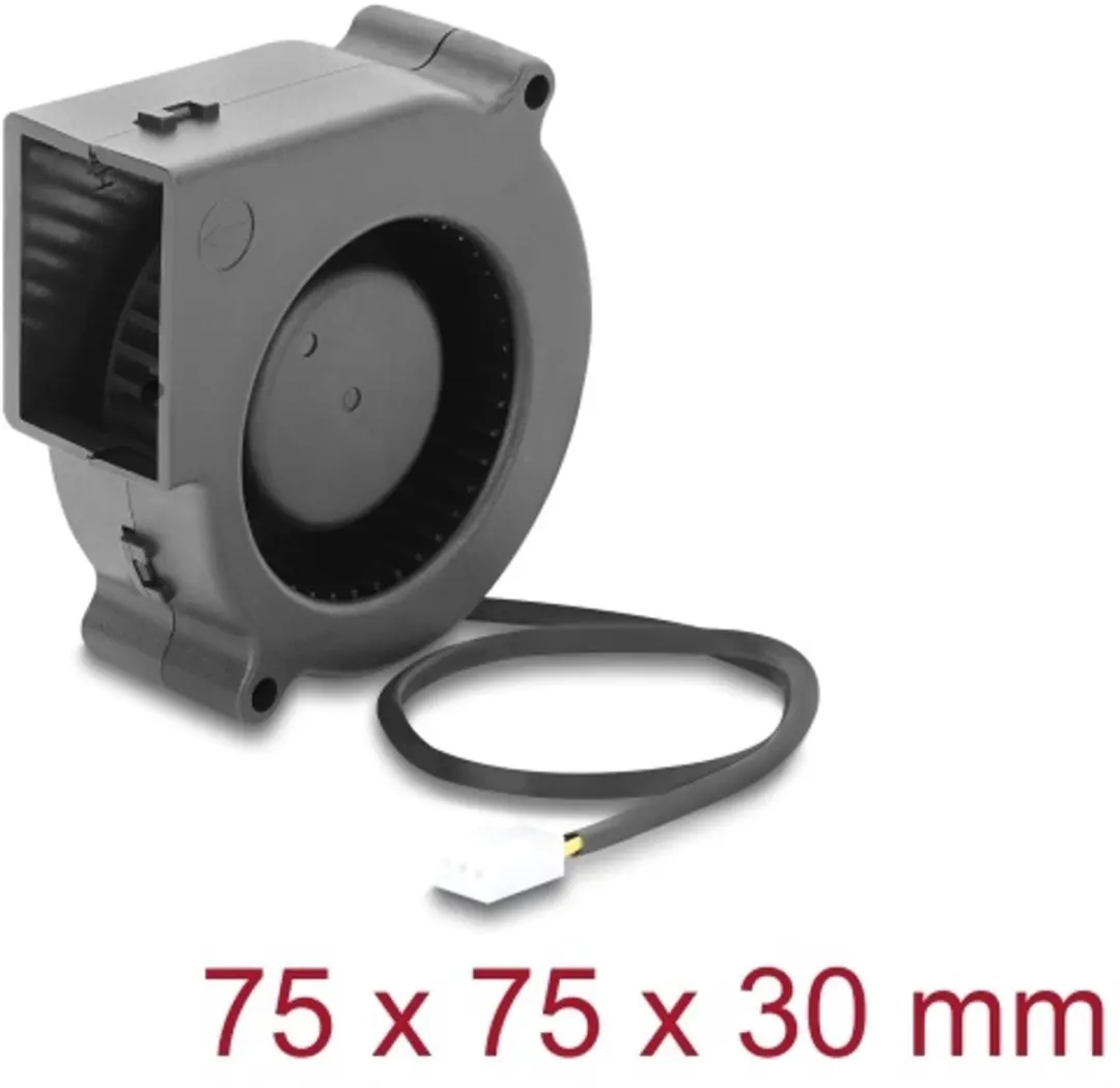 Delock Radial Fan 12V 75x75x30mm
