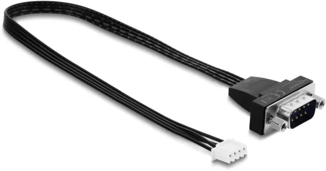Delock RS-232 Kabel D-Sub 9M naar JST XH 4V - 25cm - Zwart - afbeelding 2 van 2