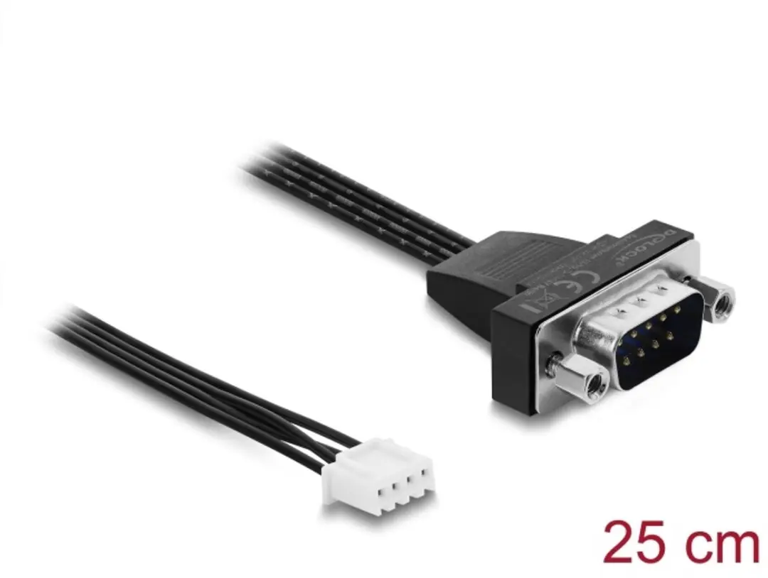 Delock RS-232 Kabel D-Sub 9M naar JST XH 4V