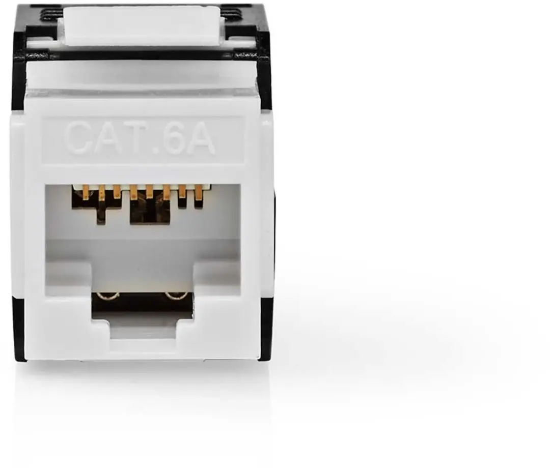 CAT6a, RJ45 Female, U/UTP, ABS, Envelop