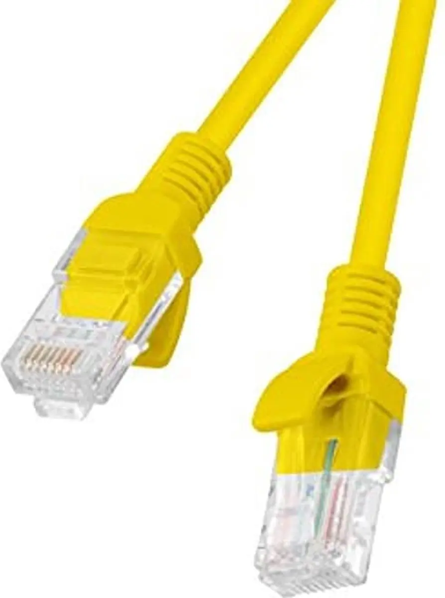 Lanberg UTP Kabel Categorie 5e Geel 2m