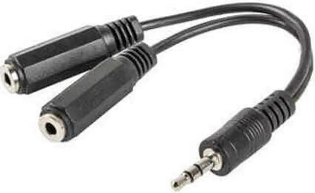 Lanberg AD-0024-BK Jack Adaptor 3.5mm