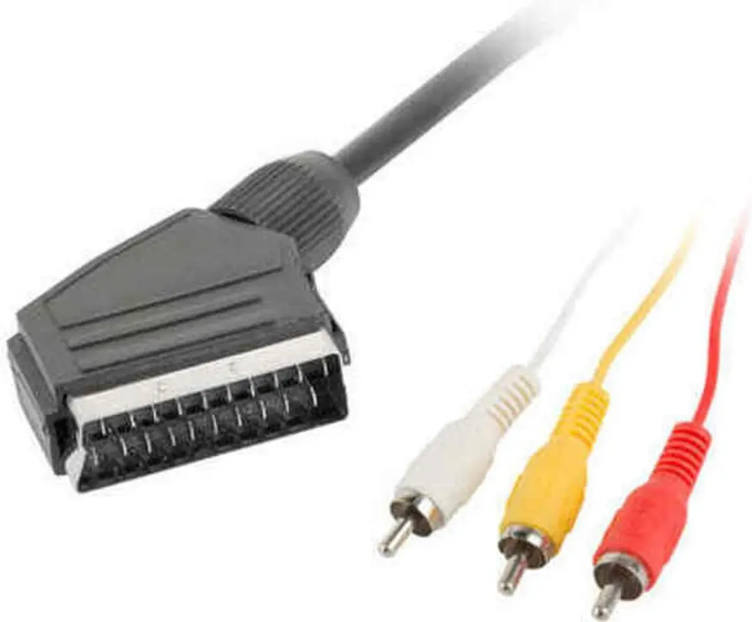 Lanberg SCART Kabel CA-EURC-10CC-0018-BK