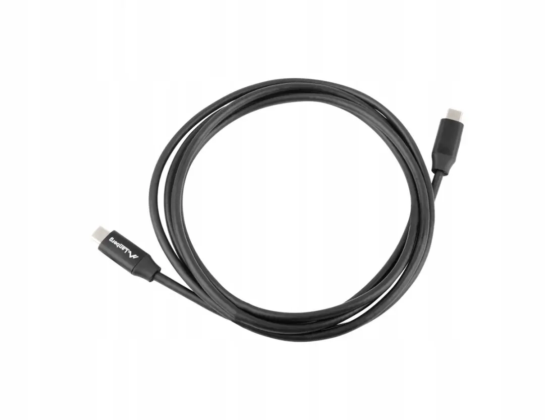 Lanberg USB-C Kabel 1m - QC 4.0 & PD 60W - Zwart - afbeelding 3 van 3