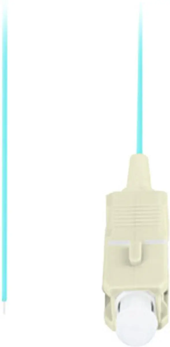 Lanberg Glasvezel Pigtail MM SC/UPC OM3 2m - Turkoois
