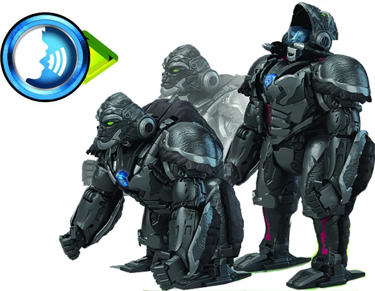 Transformers Rise of the Beasts Optimus Primal Actiefiguur F3937 - Zwart