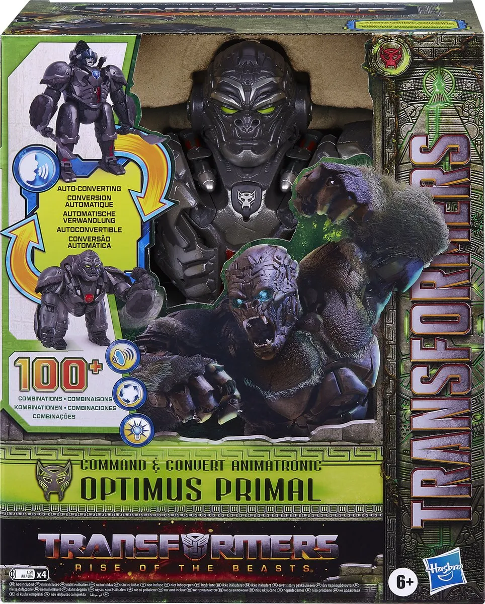 Transformers Rise of the Beasts Optimus Primal Actiefiguur F3937