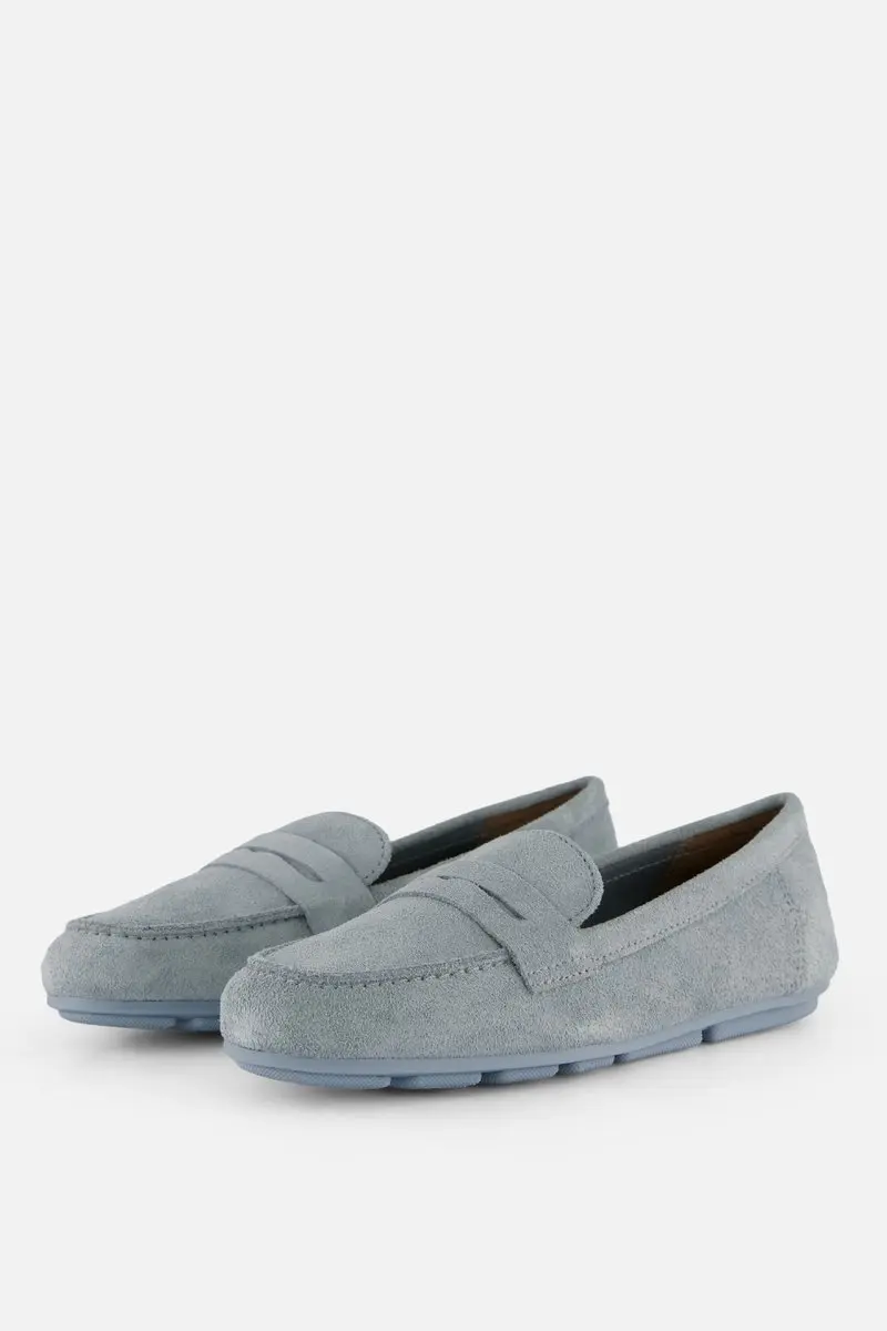 Tamaris Instappers blauw Leer