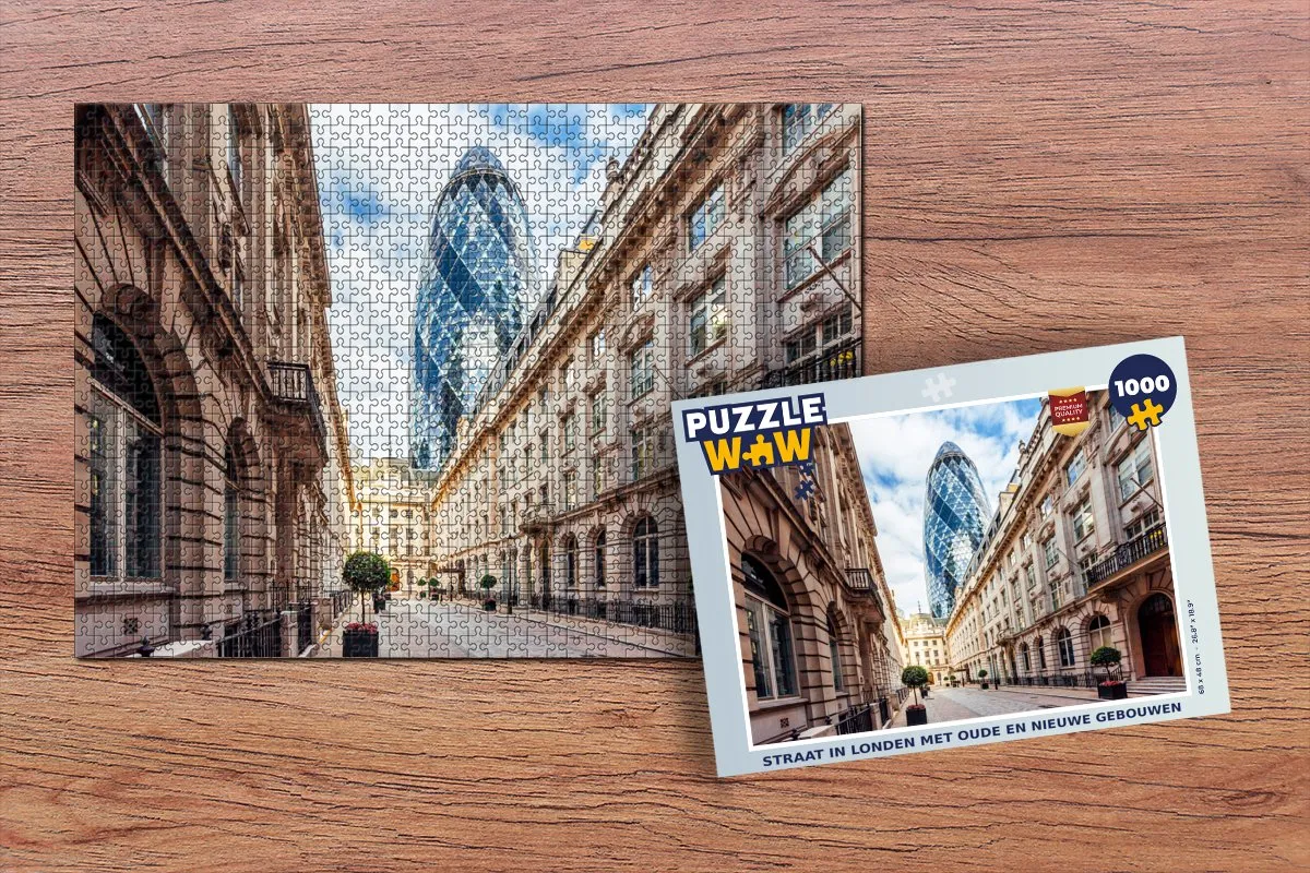 PuzzleWow Londen Puzzel 1000 Stuks - Multicolor