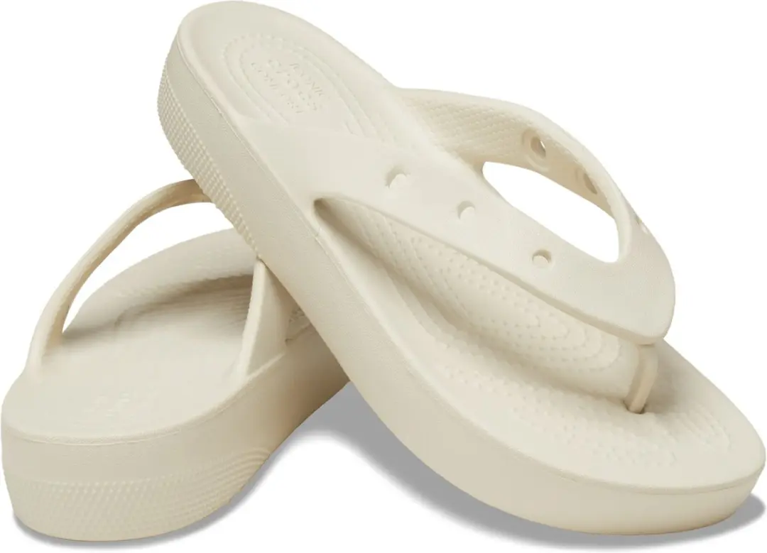 Crocs Classic Platform Teenslippers 37.5 - Beige - afbeelding 5 van 6