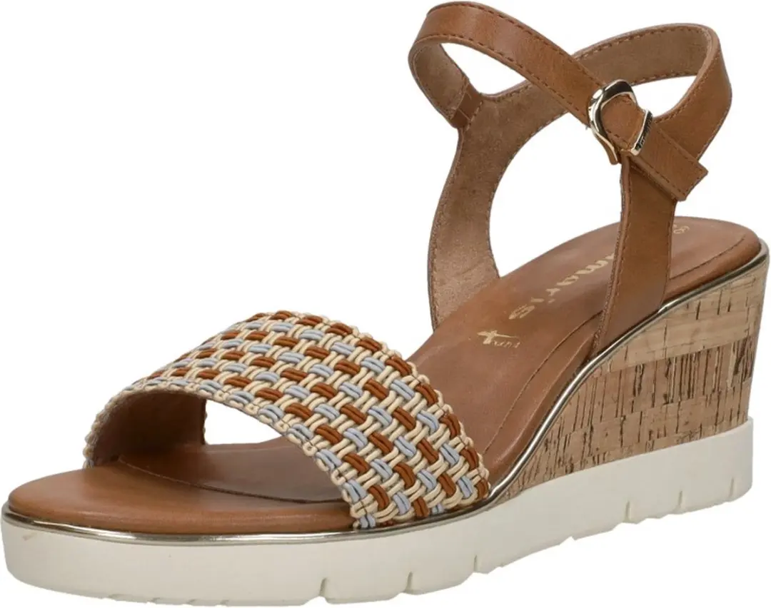 Tamaris Sandalen Hak Sandalen Hak - Cognac - Maat 37 - afbeelding 3 van 6