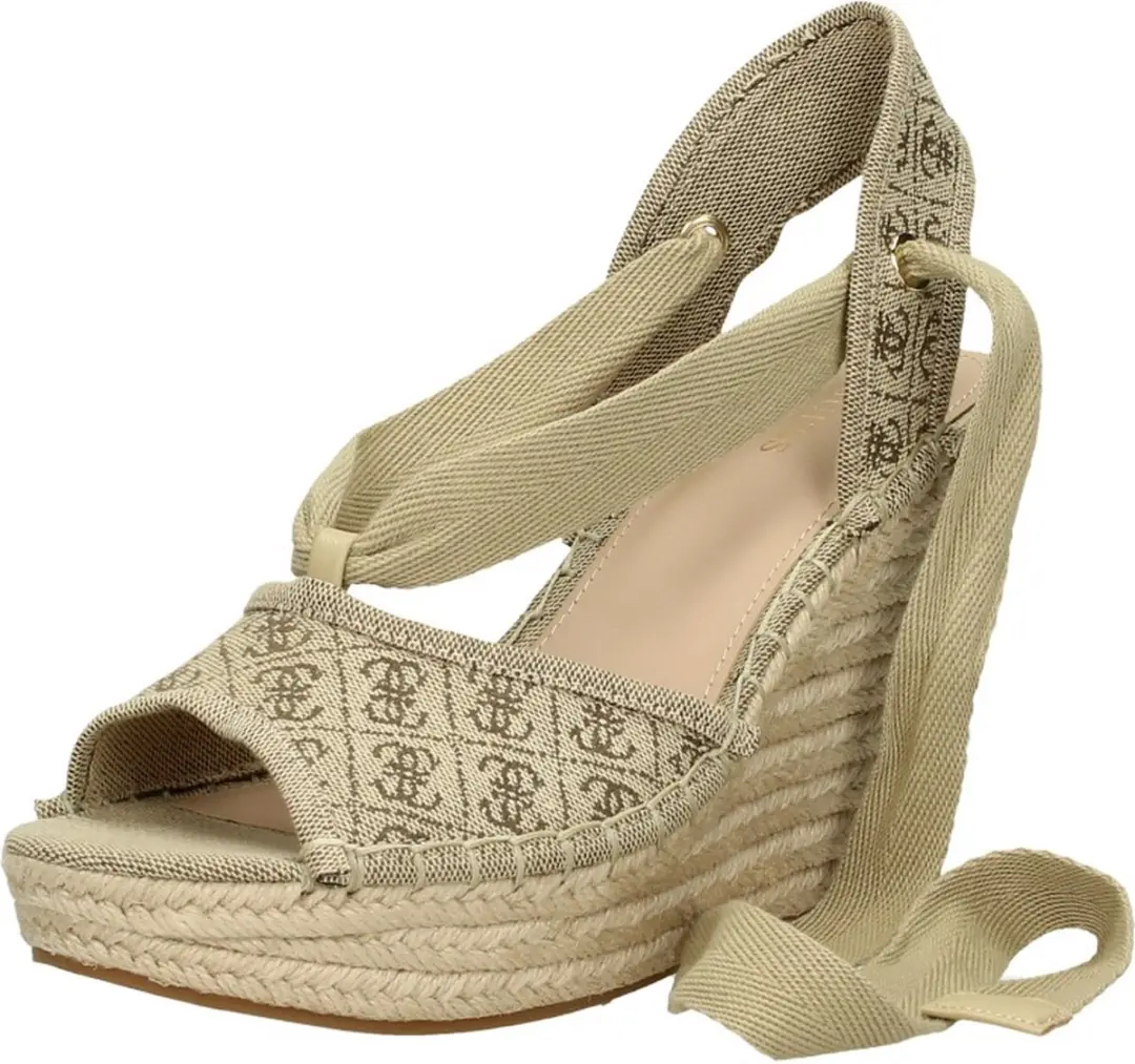 Guess Halona Sandalen Touwzool - beige - Maat 36 - afbeelding 3 van 6