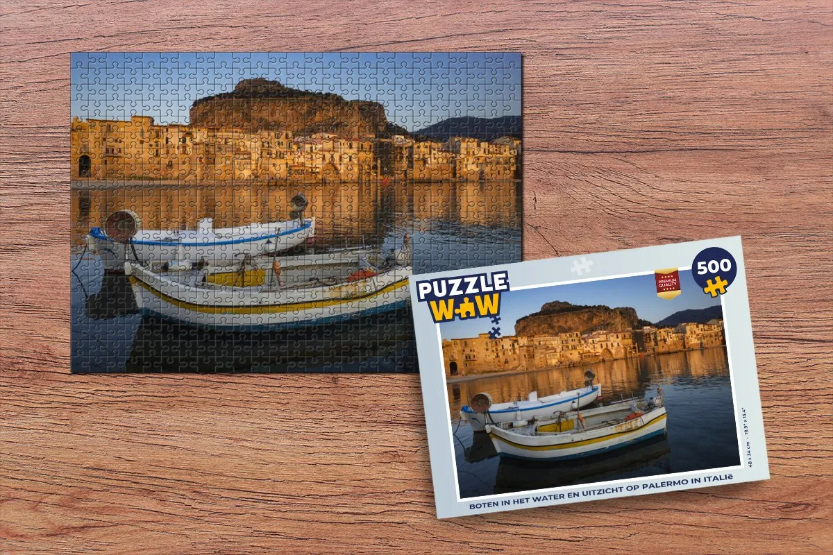 PuzzleWow Palermo Legpuzzel 500 Stuks - Multicolor