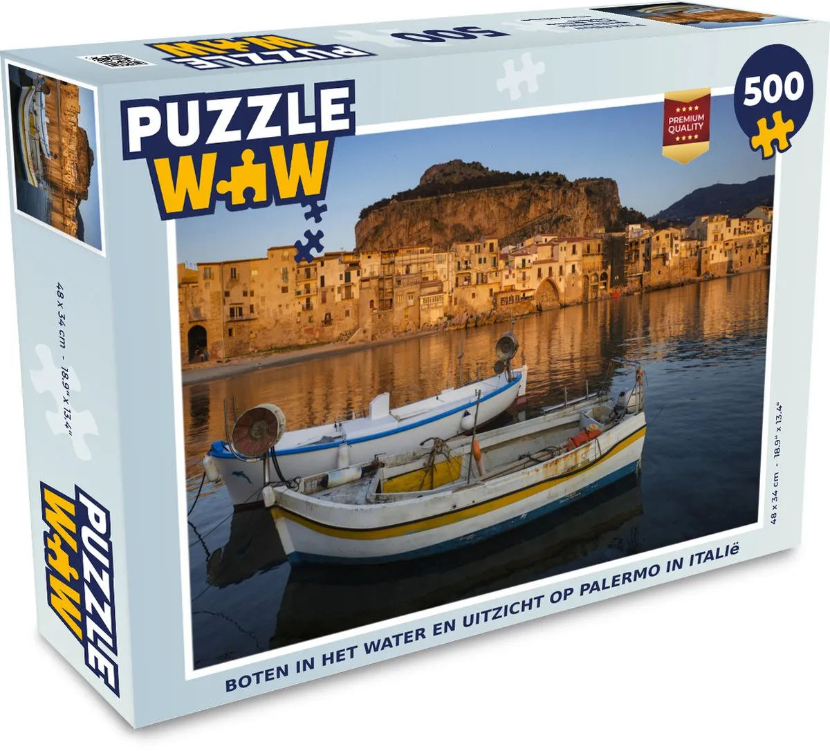 PuzzleWow Palermo Legpuzzel 500 Stuks