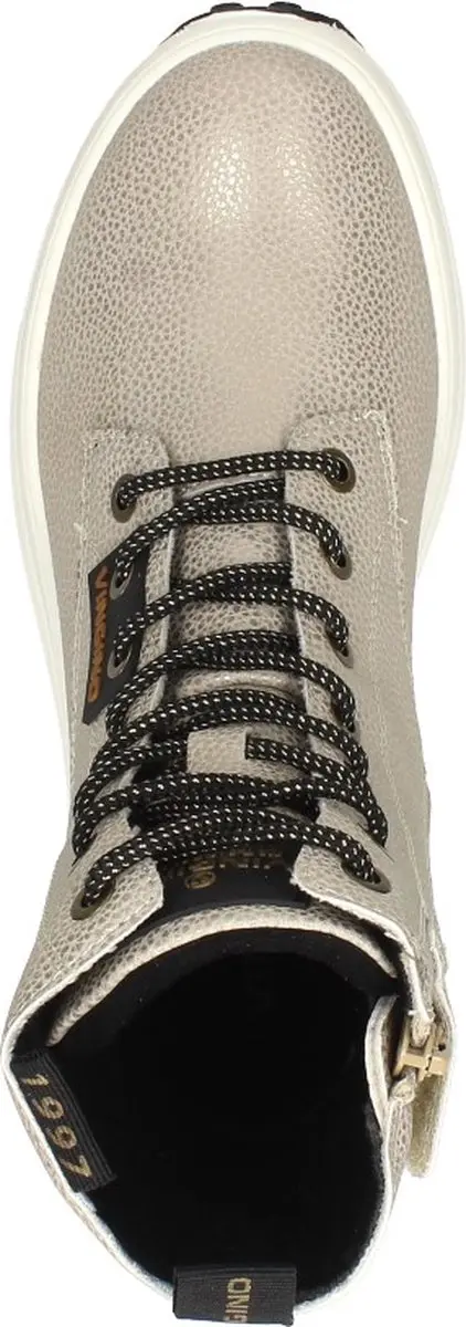 Vingino Rebecca Hi Veterboots - Laarzen Met Veters - Meisjes - Goud - Maat 37 - afbeelding 5 van 6