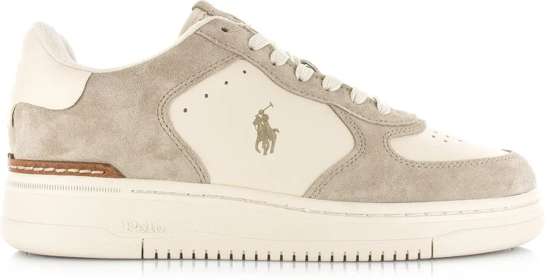 Polo Ralph Lauren Masters Court Low Top - Beige - Maat 42 - afbeelding 3 van 6