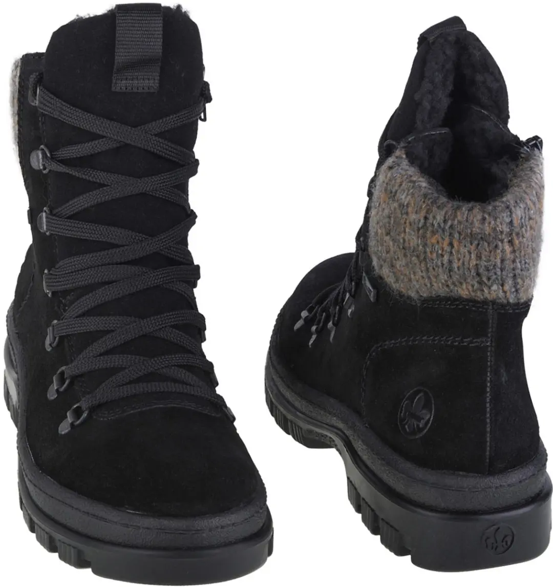 Rieker X8200-00 Booties Vrouwen - Zwart - Maat 39 - afbeelding 5 van 5