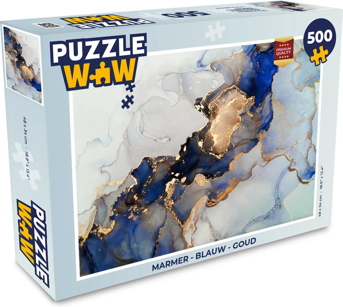 PuzzleWow Marmer Legpuzzel 500 Stuks