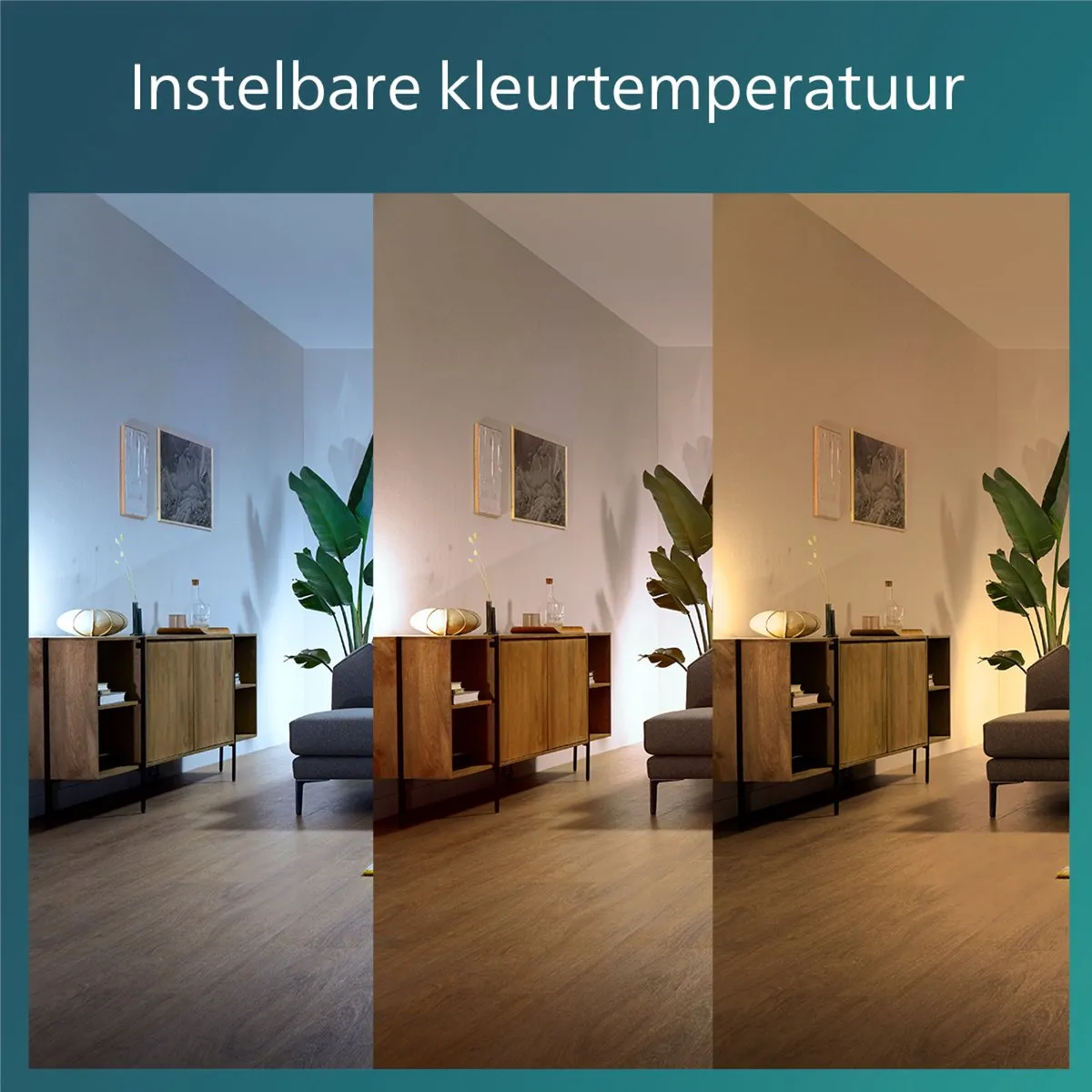 Philips Atlas LED Plafondlamp met Ventilator 48.5cm - Nikkel