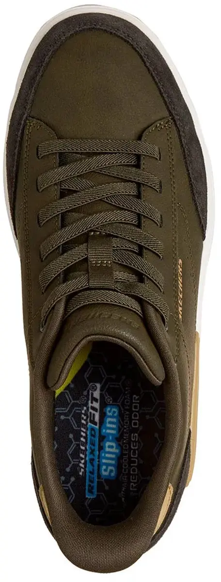 Skechers Verlooma Radical Heren Sneakers - Olijf - afbeelding 5 van 6